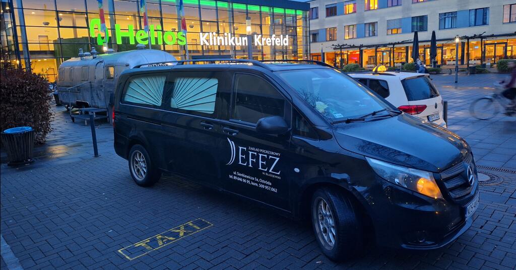 Transport zwłok z Niemiec